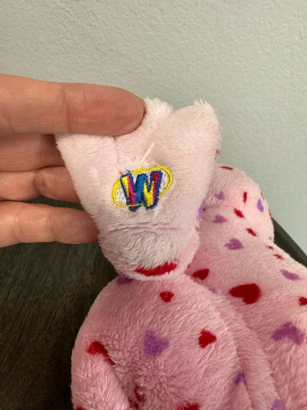 Ganz‎ Webkinz Pink Love Frog Hearts Retired Plush Stuffed Animal Valentine